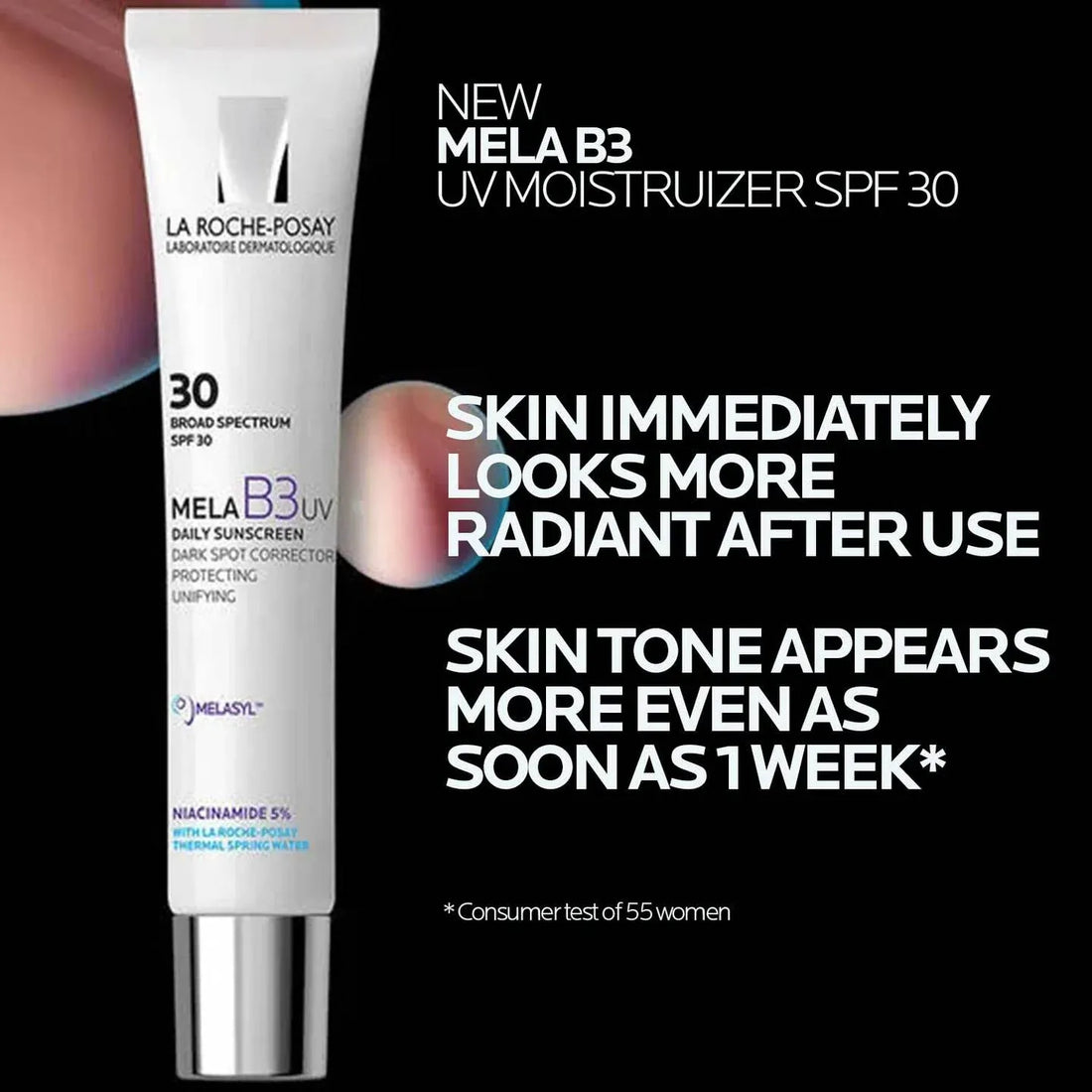 La Roche-Posay Facial Sunscreen 1.35 fl. oz. La Roche-Posay Mela B3 UV Broad Spectrum SPF 30 - Skin Type Solutions