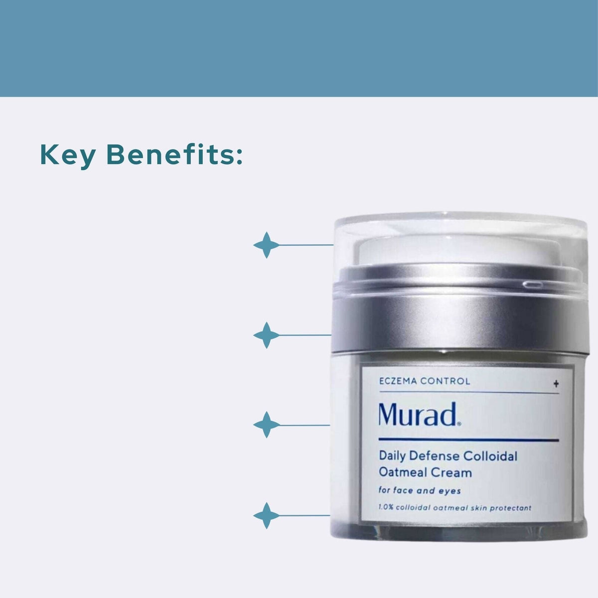 Murad Body Treatment 1.7 fl. oz. Murad Daily Defense Colloidal Oatmeal Cream - Skin Type Solutions
