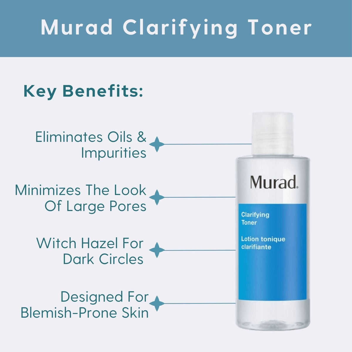 Murad Facial Toner 6 fl. oz. Murad Clarifying Toner - Skin Type Solutions