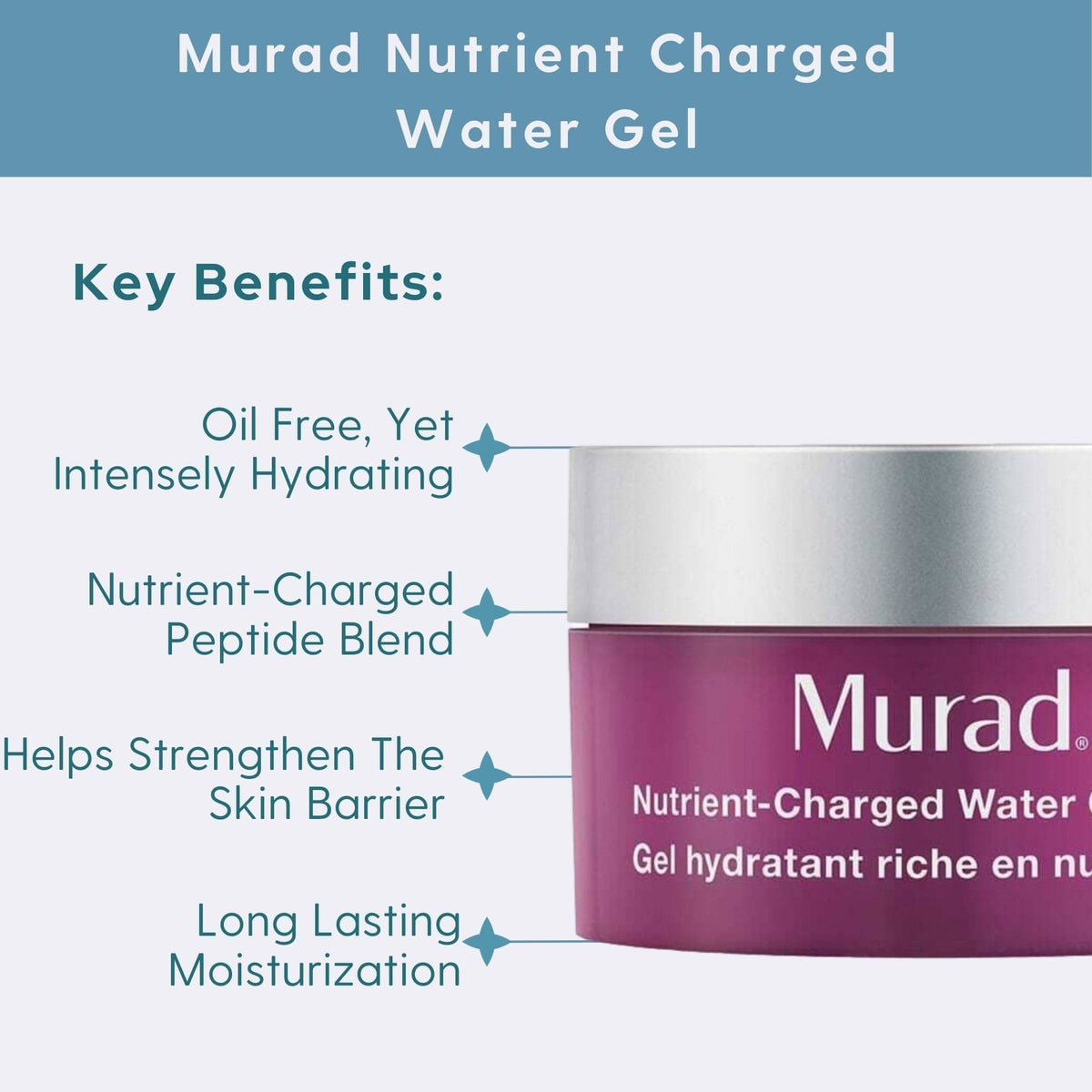 Murad Facial Moisturizer 1.0 oz. Murad Nutrient Charged Water Gel - Skin Type Solutions