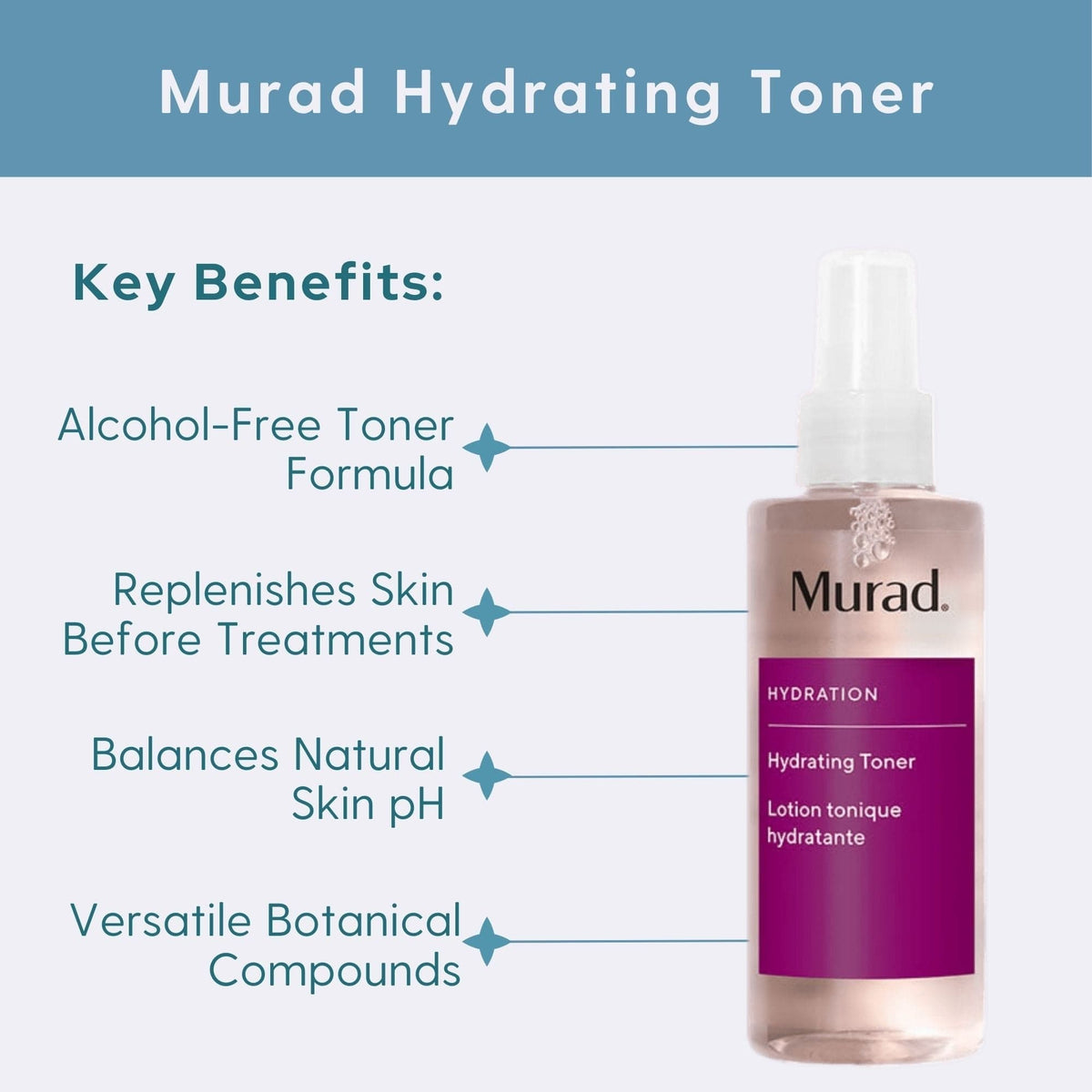 Murad Facial Toner 6 fl. oz. Murad Hydrating Toner - Skin Type Solutions