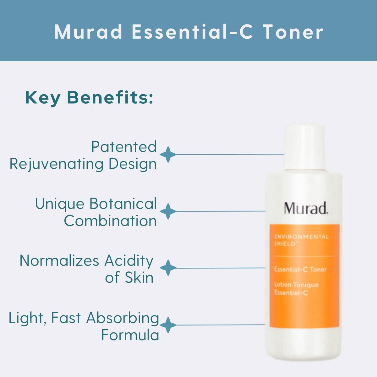 Murad Facial Toner 6 fl. oz. Murad Essential-C Toner - Skin Type Solutions