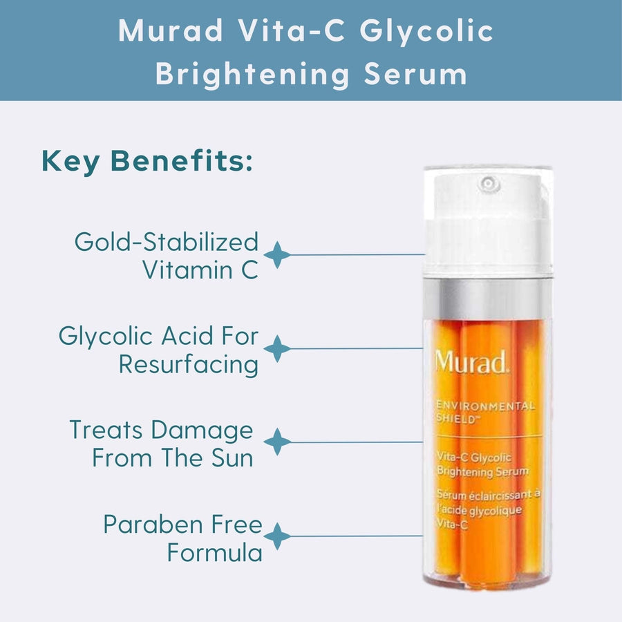 Murad Vita-C Glycolic Brightening Serum | Shop STS Online Skin Type Solutions Murad Vita-C Glycolic Brightening Serum | Shop STS Online Skin Type Solutions