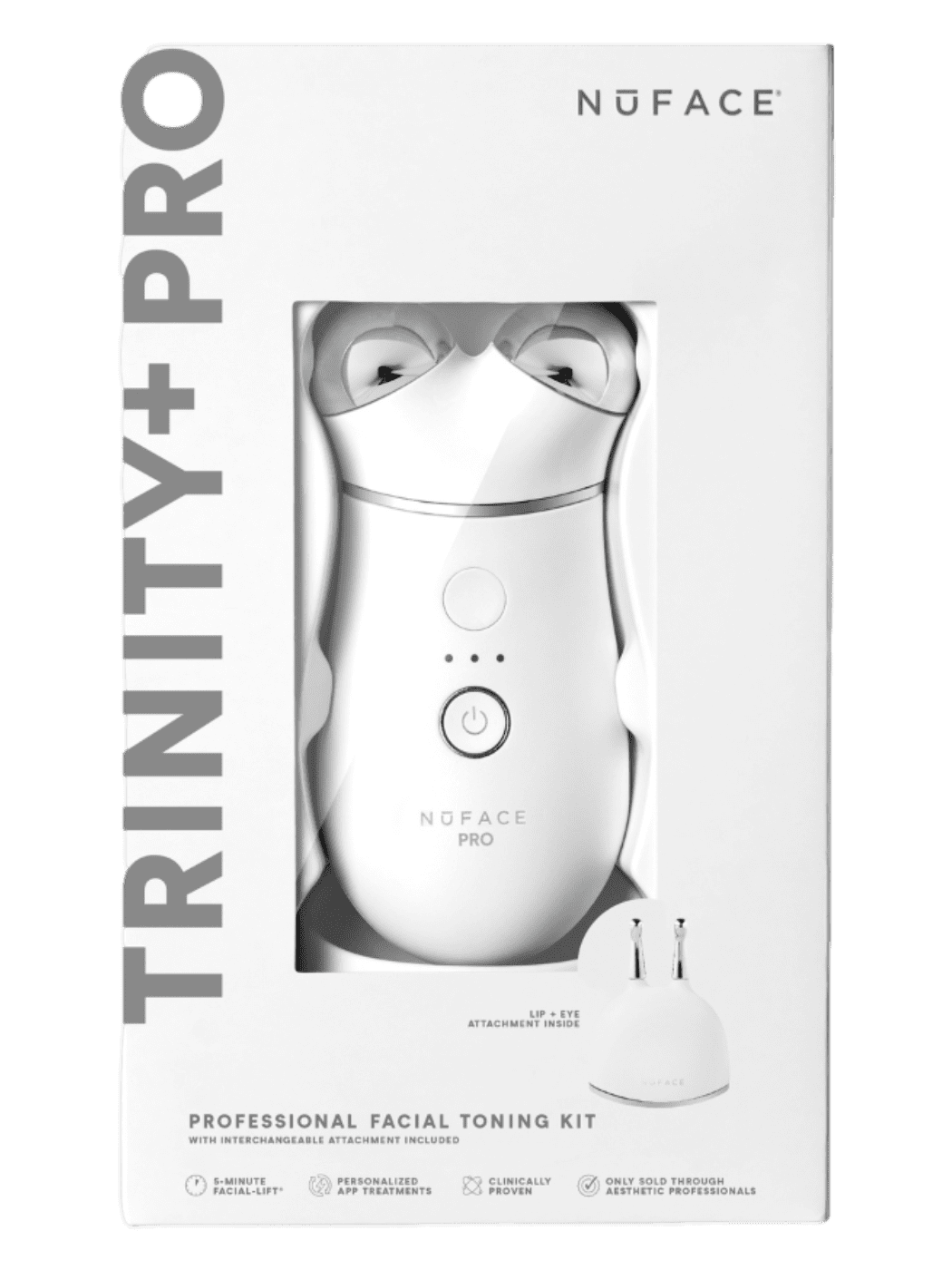 NuFace SkinCare NuFACE TRINITY+ PRO Facial Toning Device  + ELE Attachment - Skin Type Solutions