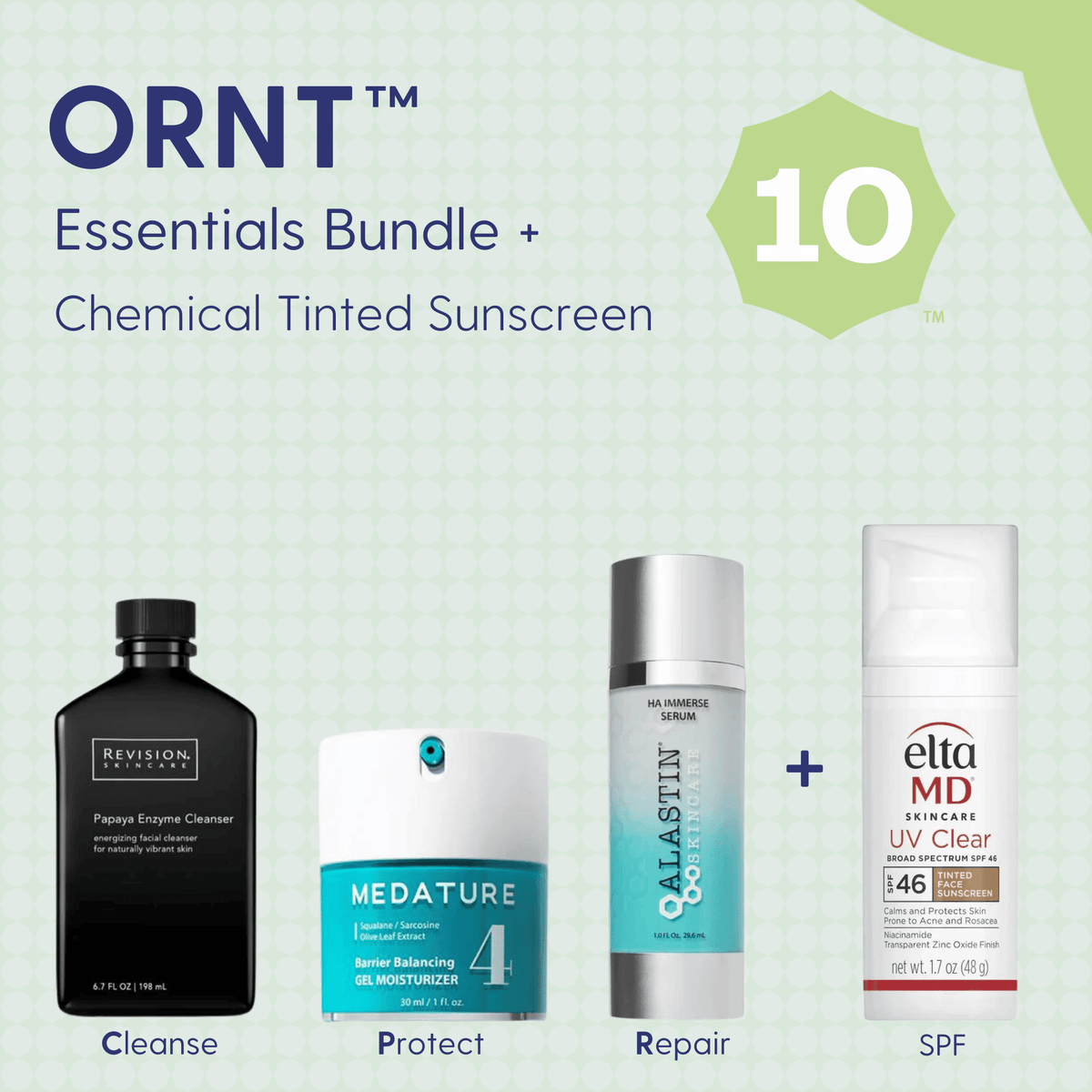 Skin Type Solutions Skincare Bundle Chemical Tinted Sunscreen ORNT 10 - Essentials Bundle - Skin Type Solutions