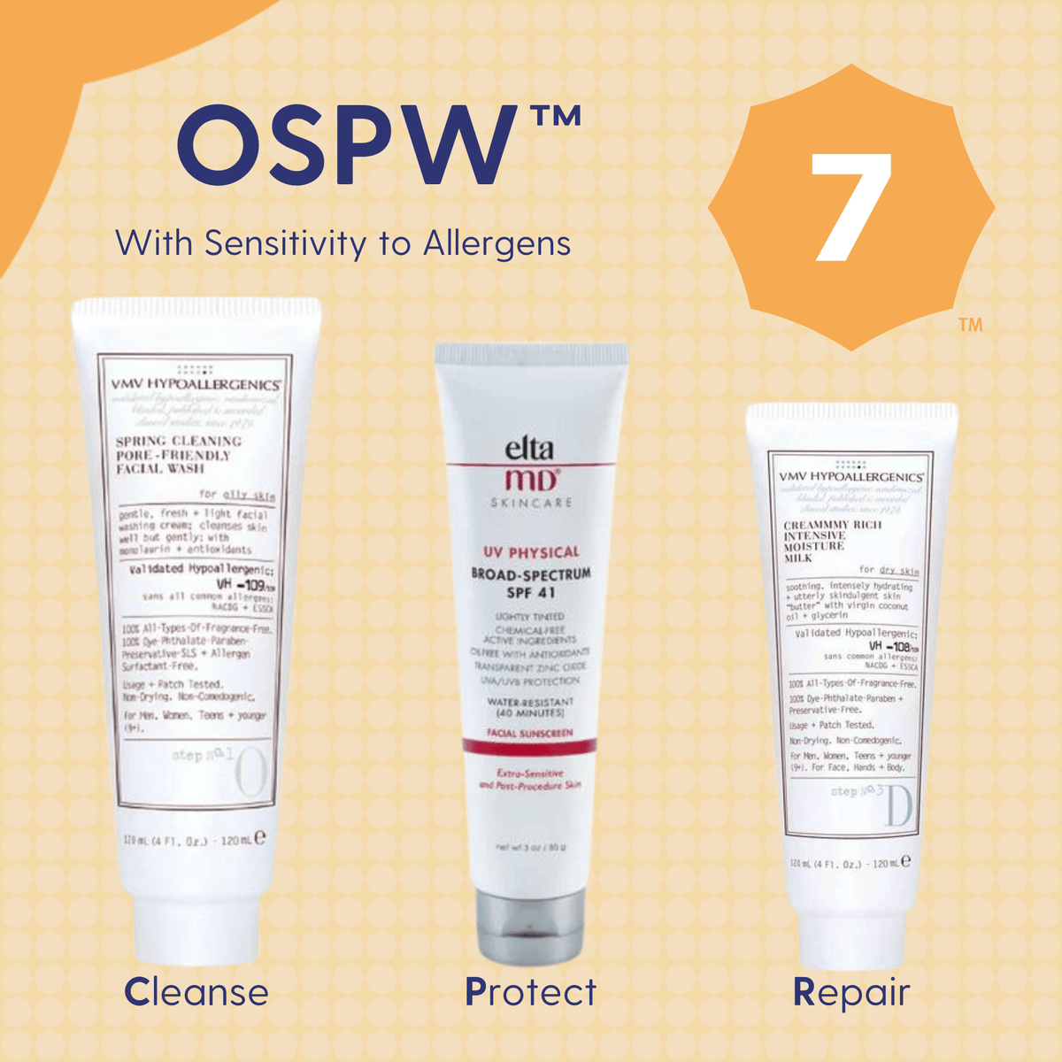 Skin Type Solutions Skincare Bundle OSPW 7 Allergic - Essentials Bundle - Skin Type Solutions