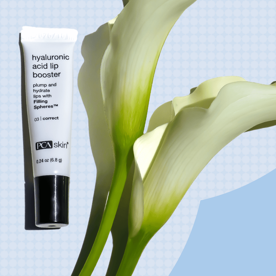 PCA Skin Hyaluronic Acid Lip Booster With flower 1
