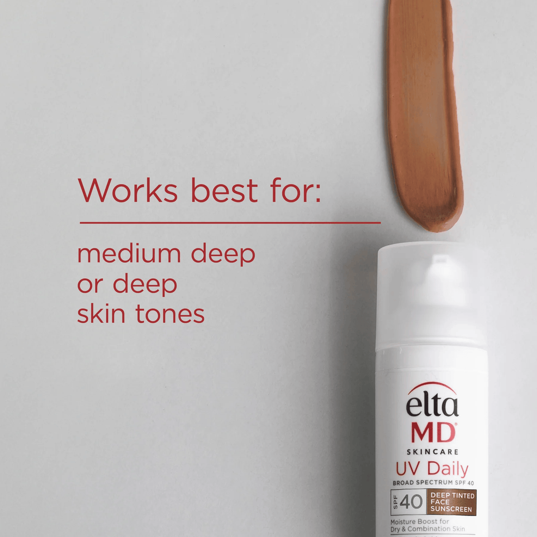 EltaMD SkinCare 1.7 oz. EltaMD UV Daily Deep Tinted Broad-Spectrum SPF 40 - Skin Type Solutions