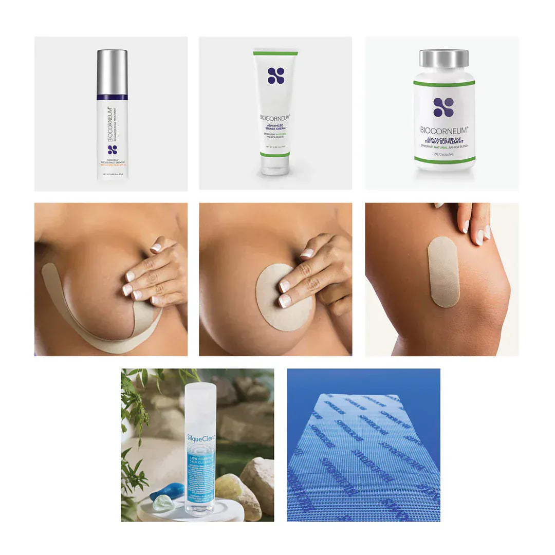 BIODERMIS Post Procedure Kit Biodermis Post Procedure Breast Augmentation Lift Scar Kit - Skin Type Solutions