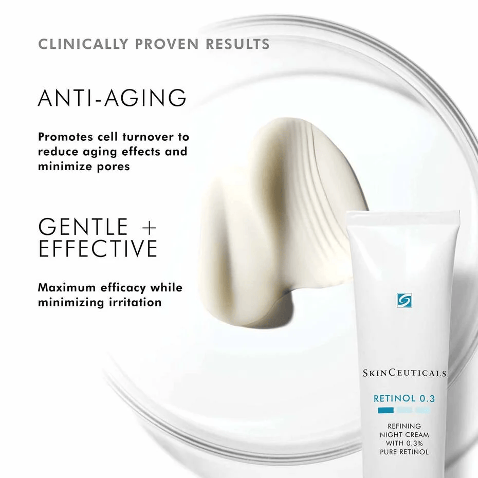 SkinCeuticals Face & Body Treatment 1.0 fl. oz. SkinCeuticals Retinol 0.3 Refining + Anti-Aging Night Cream - Skin Type Solutions