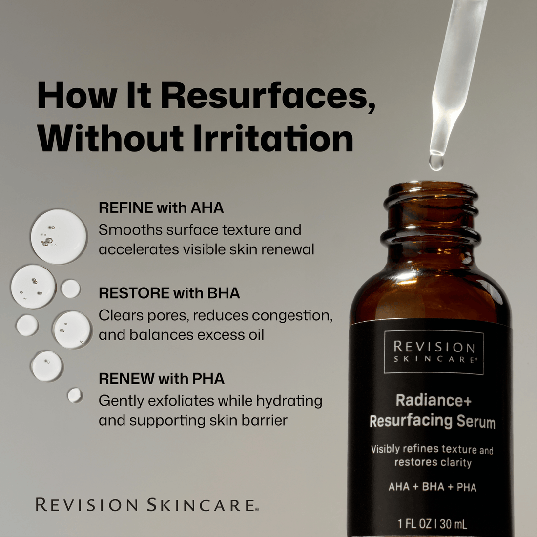 Revision Treatments & Serums Revision Skincare Radiance+ Resurfacing Serum - Skin Type Solutions