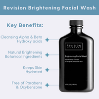 Revision Skincare Brightening Facial Wash Key benefits