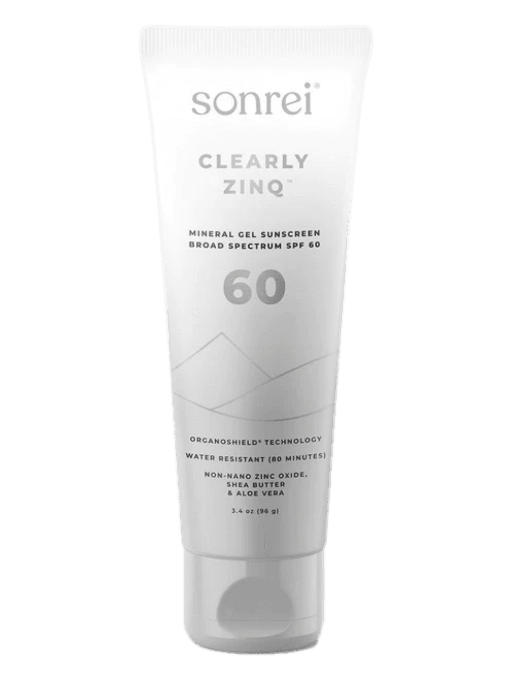Sonrei Body Sunscreen 3.4 oz. Sonrei Clearly Zinq Mineral Gel Sunscreen SPF 60 - Skin Type Solutions