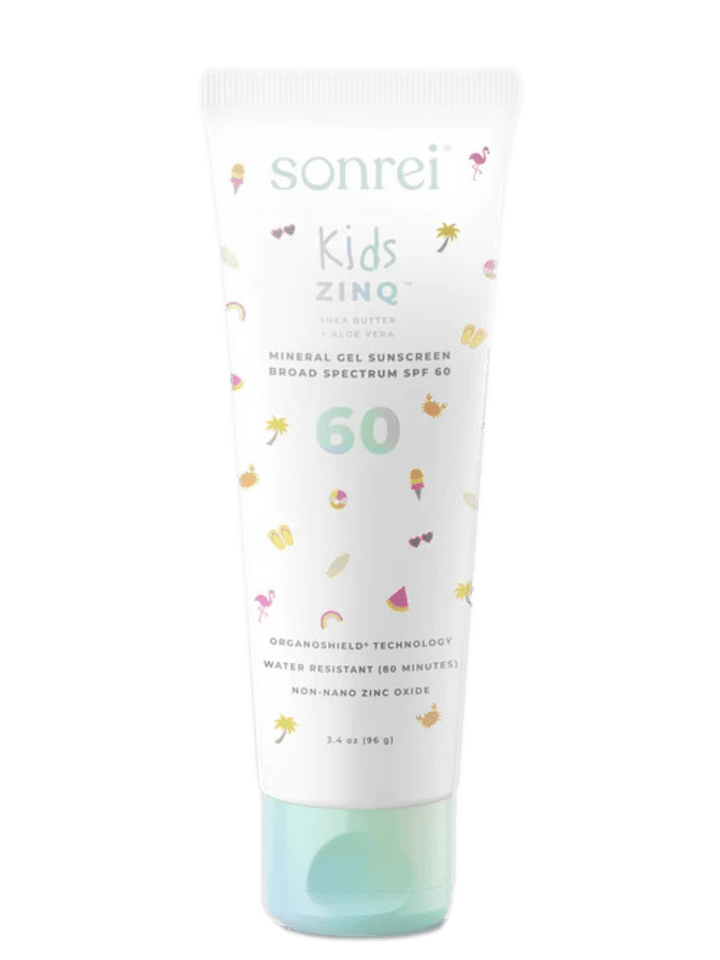 Sonrei Kids Zinq Mineral Gel Sunscreen SPF 60 3.4 oz.