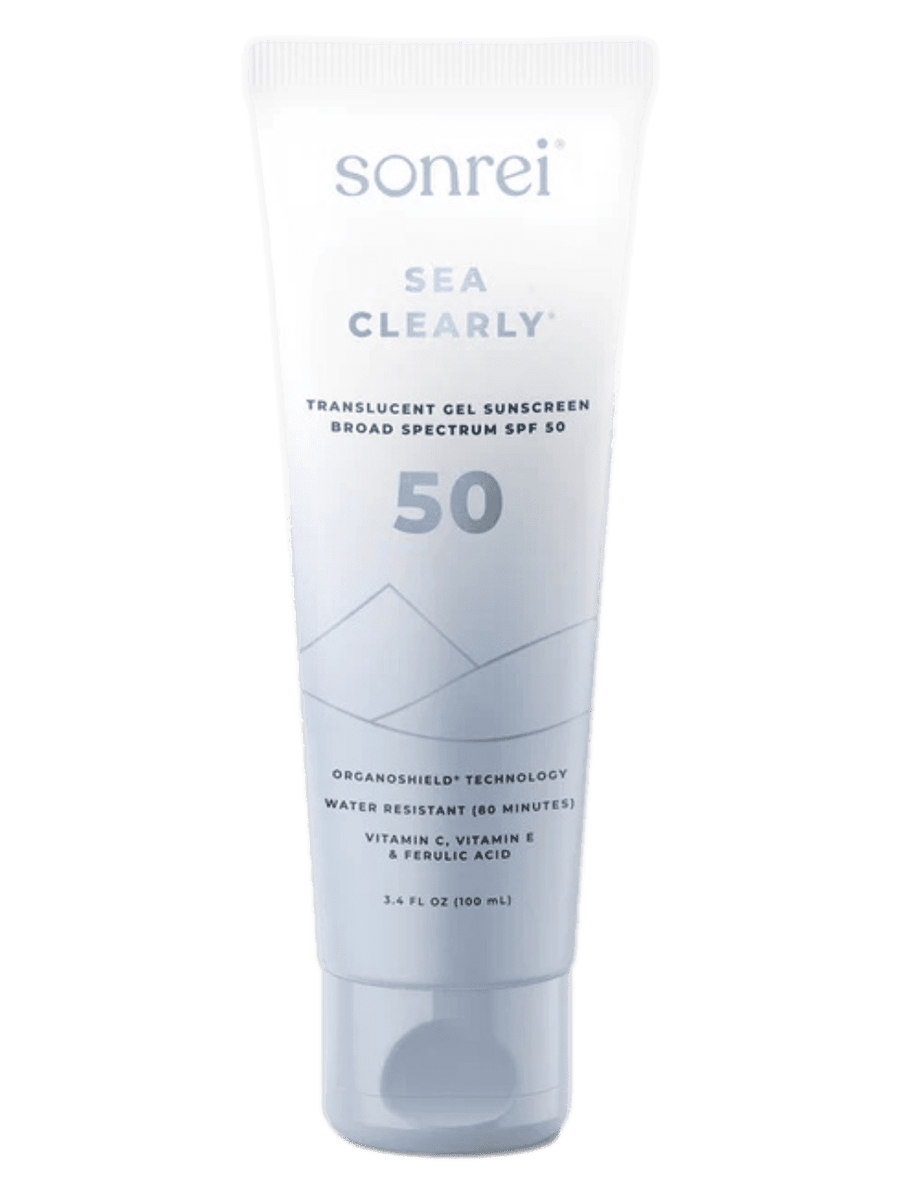 Sonrei Sea Clearly Translucent Gel Sunscreen SPF 50 3.4 oz.