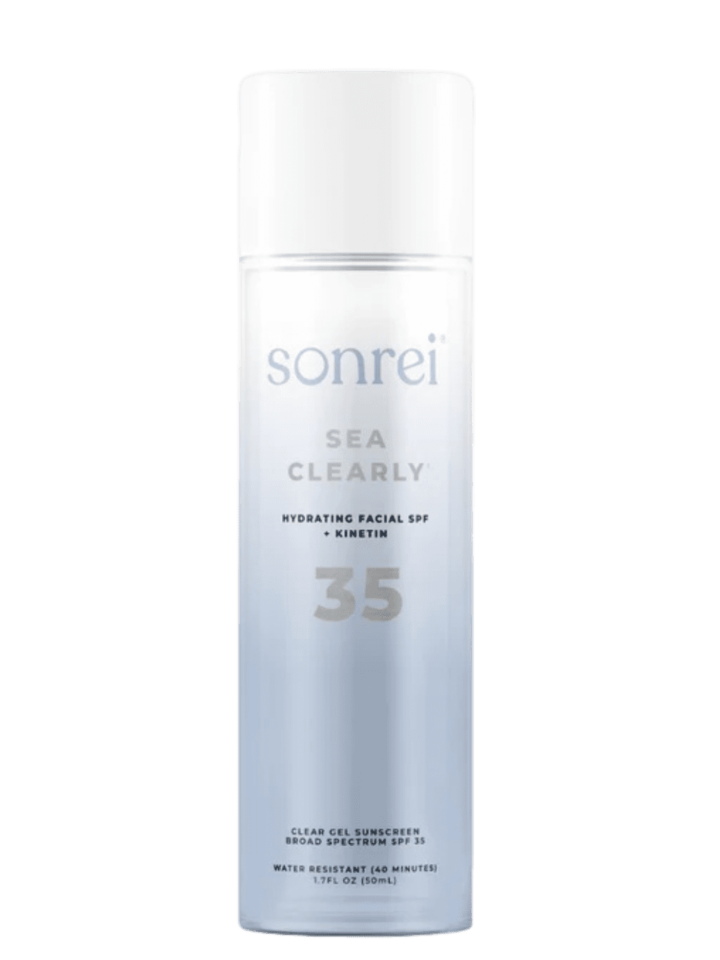 Sonrei Facial Sunscreen 1.7 oz. Sonrei Sea Clearly Hydrating Facial SPF 35 + Kinetin Clear Sunscreen Gel Primer - Skin Type Solutions