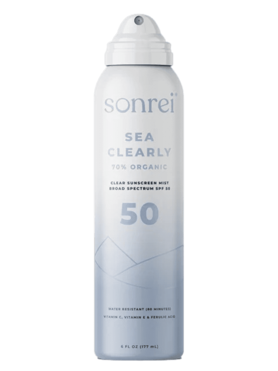 Sonrei Sea Clearly Organic Clear Sunscreen Mist SPF 50 6 oz.