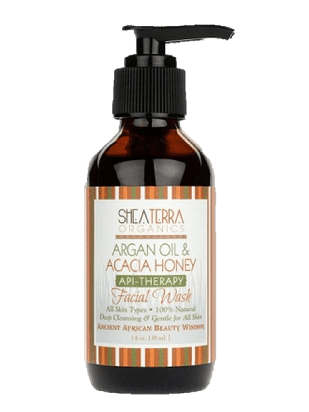 Shea Terra Facial Cleanser 4 oz. Shea Terra Argan Oil & Acacia Honey Facial Wash Api-Therapy - Skin Type Solutions