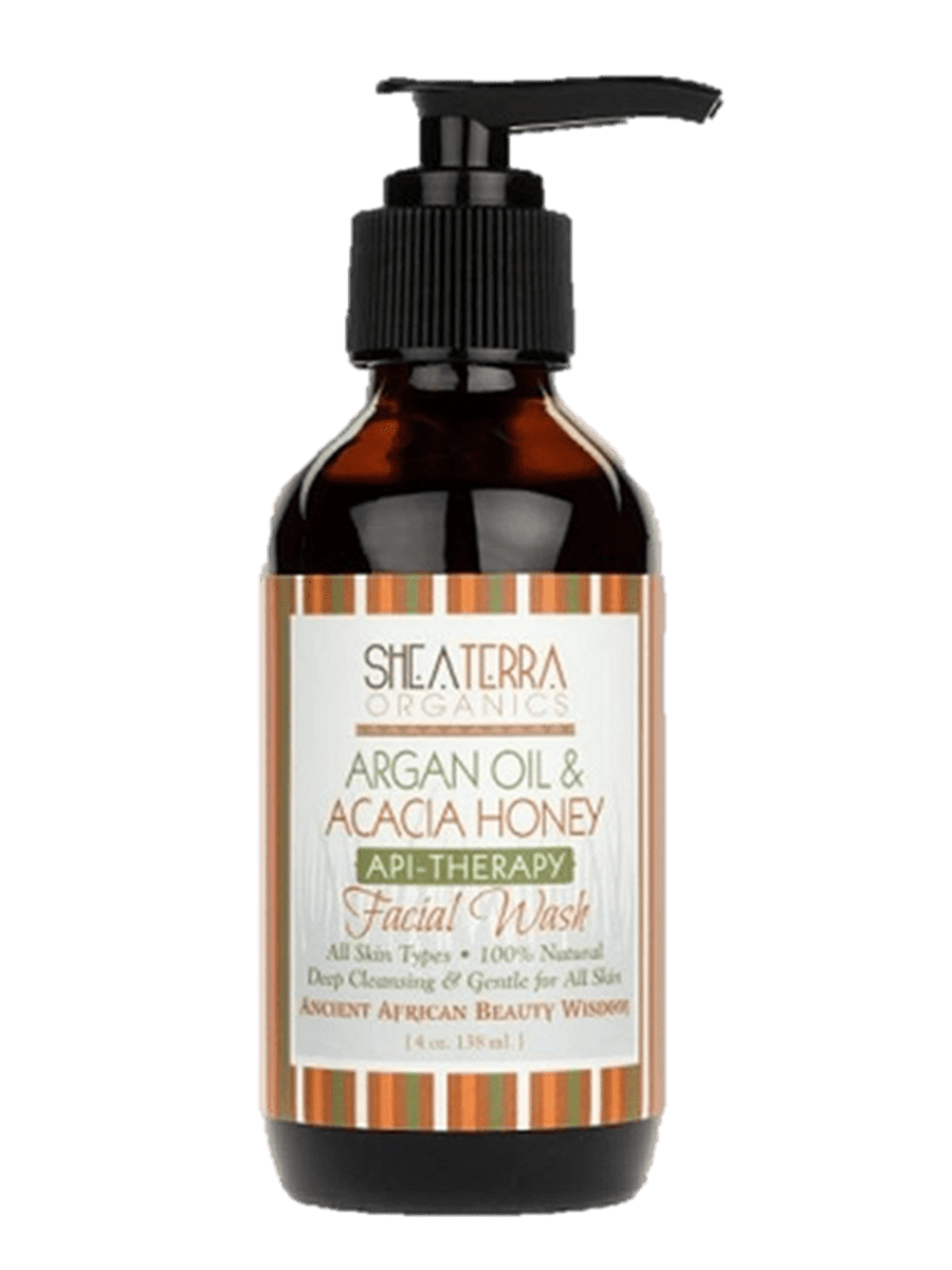Shea Terra Argan Oil & Acacia Honey Facial Wash Api-Therapy 4 oz.