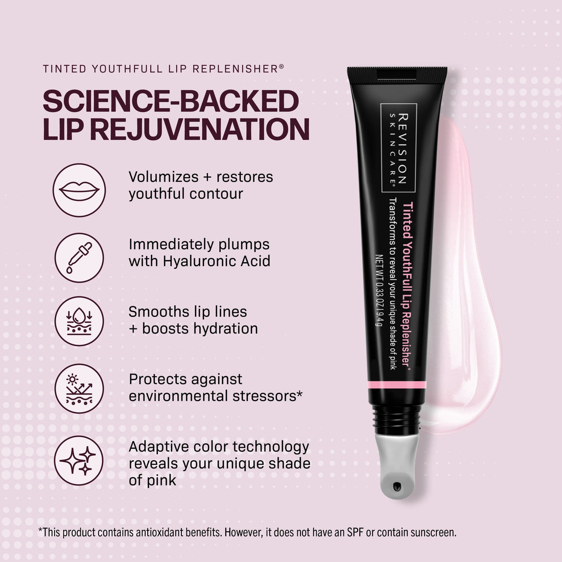 Revision Lip Treatments Revision Skincare Tinted YouthFull Lip Replenisher - Skin Type Solutions