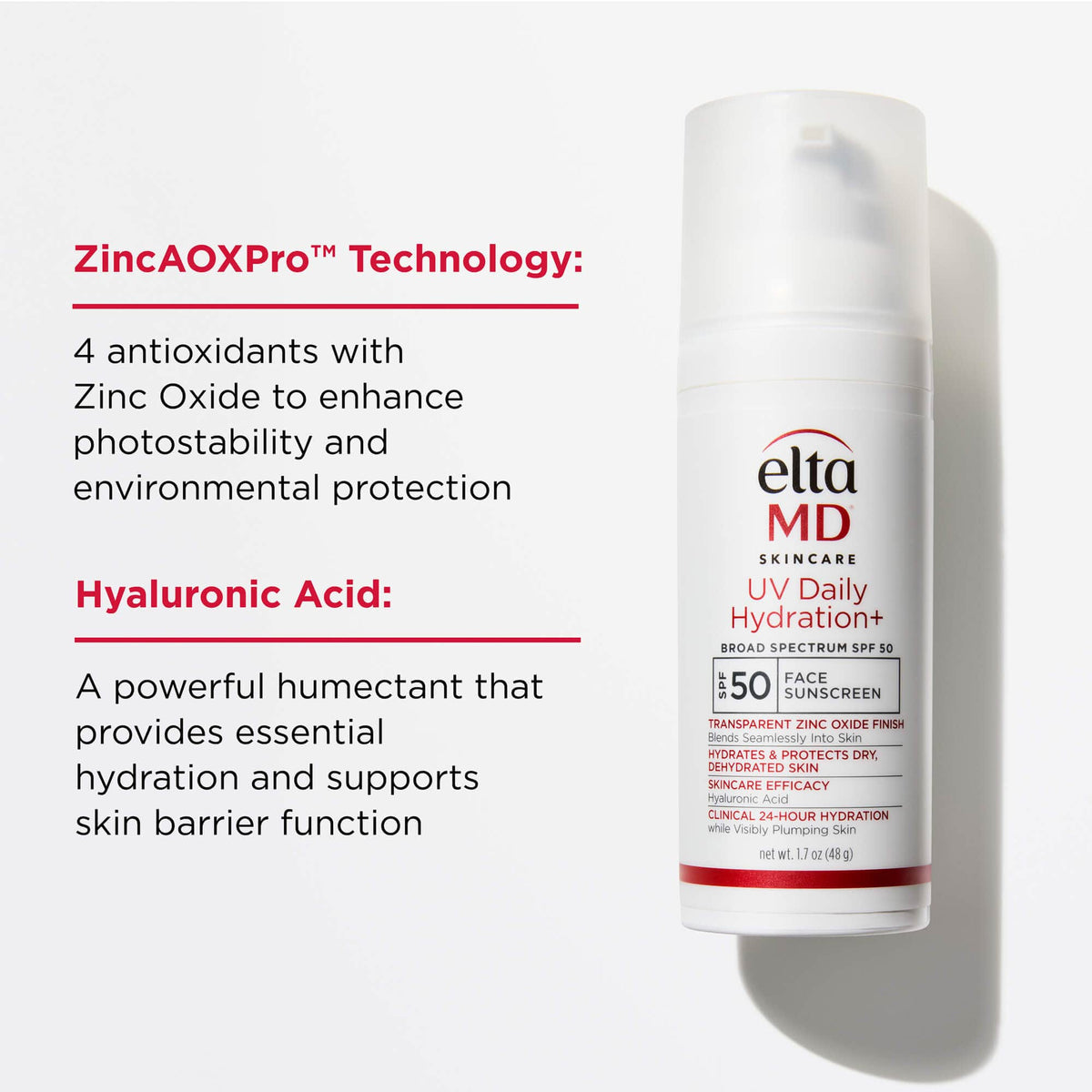EltaMD Sunscreen EltaMD UV Daily Hydration+ Broad Spectrum SPF 50 1.7oz - Skin Type Solutions
