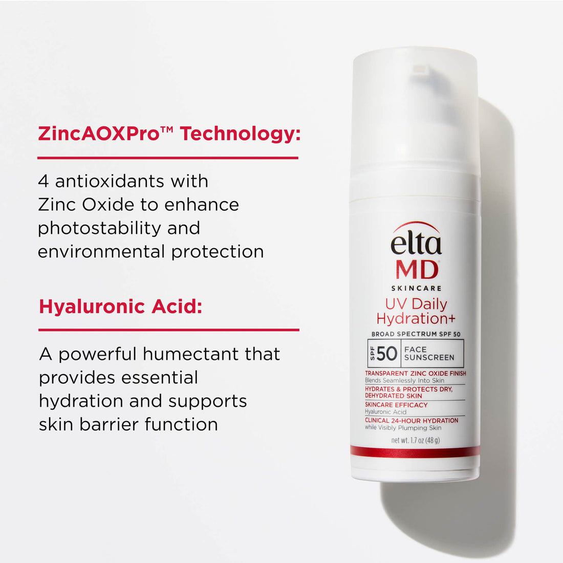EltaMD Sunscreen EltaMD UV Daily Hydration+ Broad Spectrum SPF 50 1.7oz - Skin Type Solutions