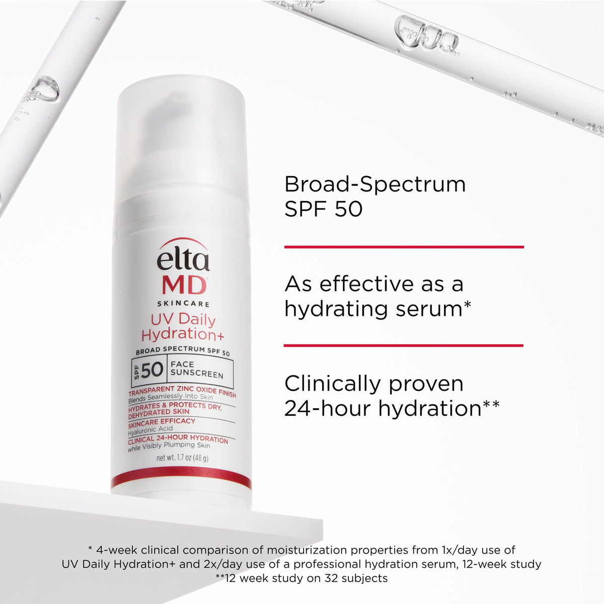 EltaMD Sunscreen EltaMD UV Daily Hydration+ Broad Spectrum SPF 50 1.7oz - Skin Type Solutions