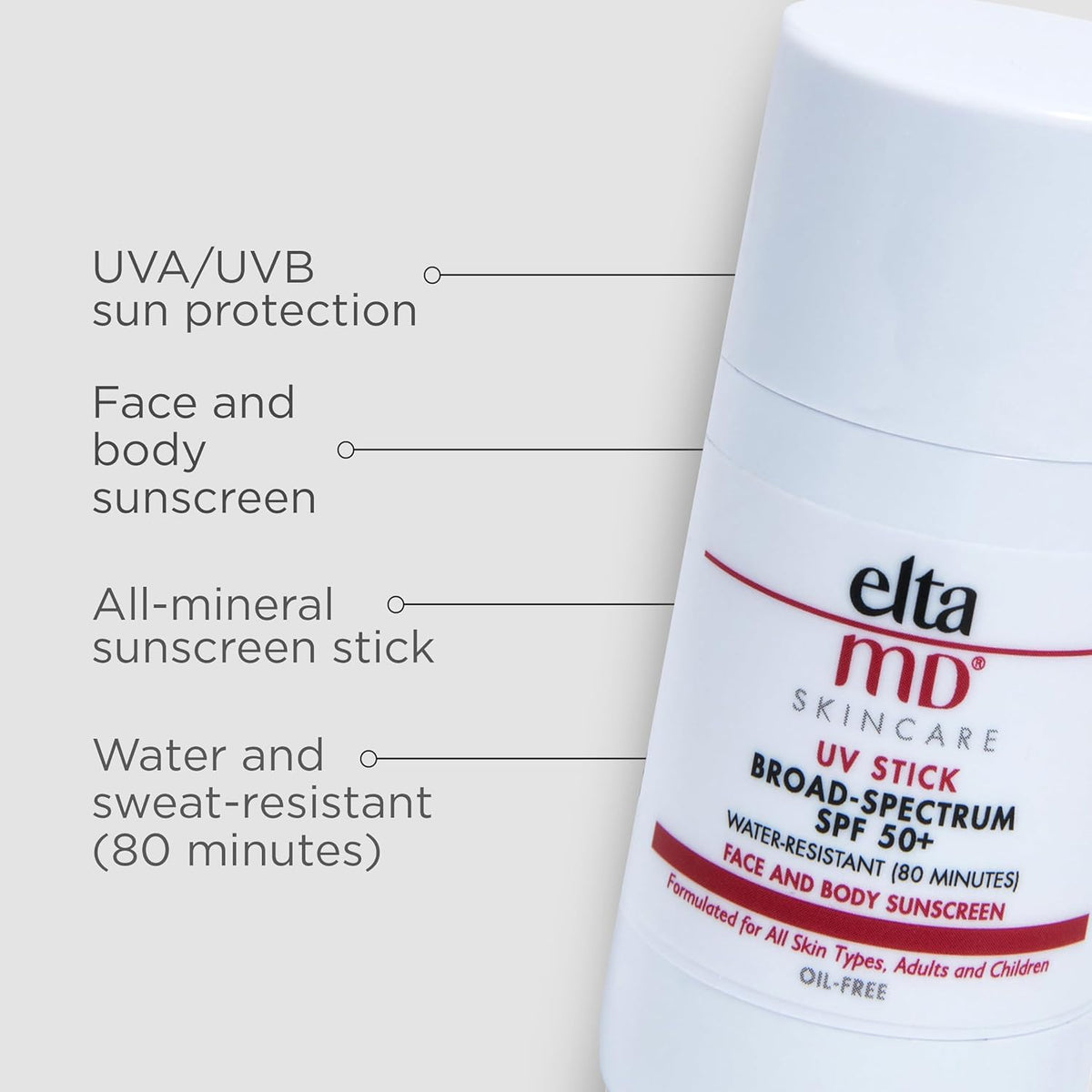 EltaMD Face & Body Sunscreen 1.3 oz. EltaMD UV Stick Broad-Spectrum SPF 50+ - Skin Type Solutions