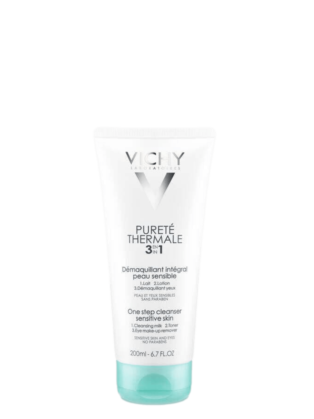 Vichy Facial Cleanser 200ml Vichy Pureté Thermale 3-in-1 One Step Cleanser - Skin Type Solutions