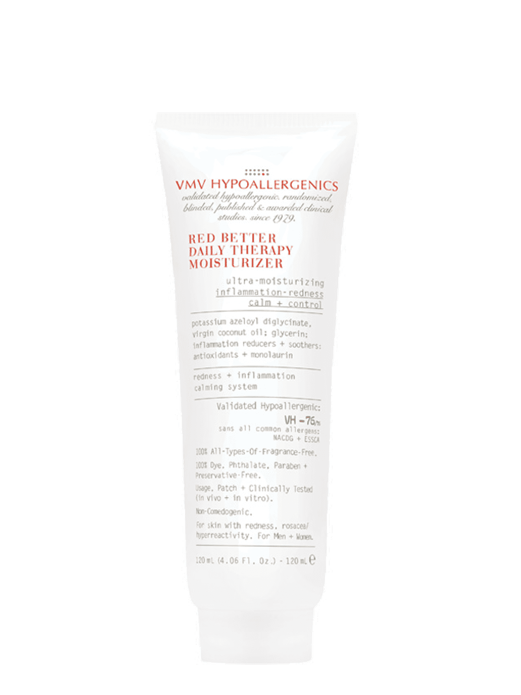 VMV HYPOALLERGENICS Facial Moisturizer 4.0 fl. oz. VMV HYPOALLERGENICS Red Better Daily Calming Moisturizer - Skin Type Solutions