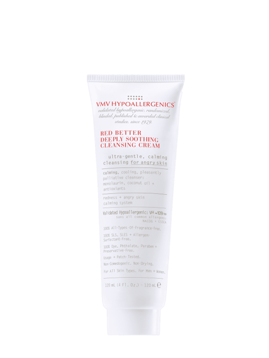 VMV HYPOALLERGENICS Facial Cleanser 4.0 fl. oz. VMV HYPOALLERGENICS Red Better Deeply Soothing Cleansing Cream - Skin Type Solutions
