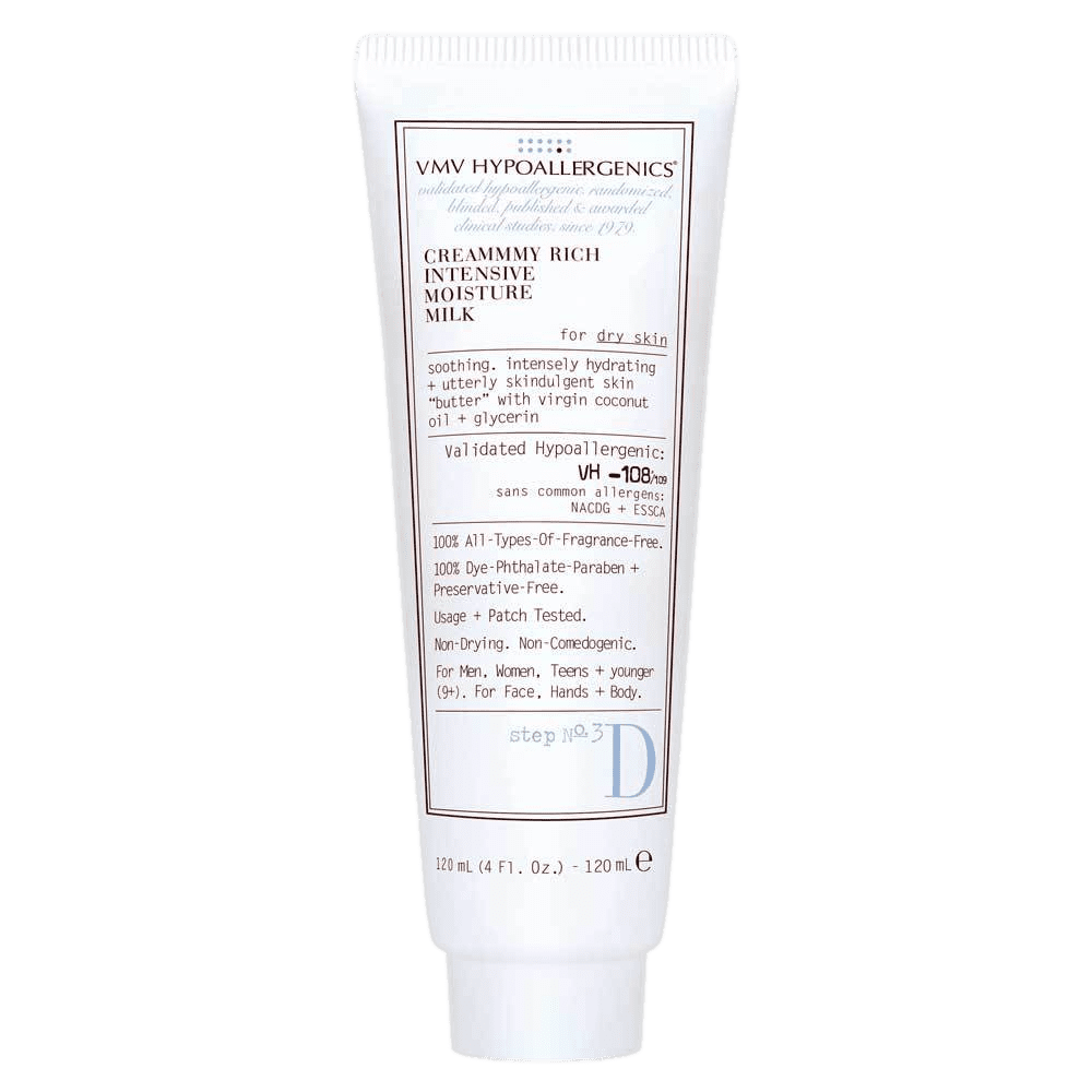 VMV HYPOALLERGENICS Facial Moisturizer 4.0 oz. VMV HYPOALLERGENICS Creammmy-Rich Intense Moisture Milk for Dry Skin - Skin Type Solutions