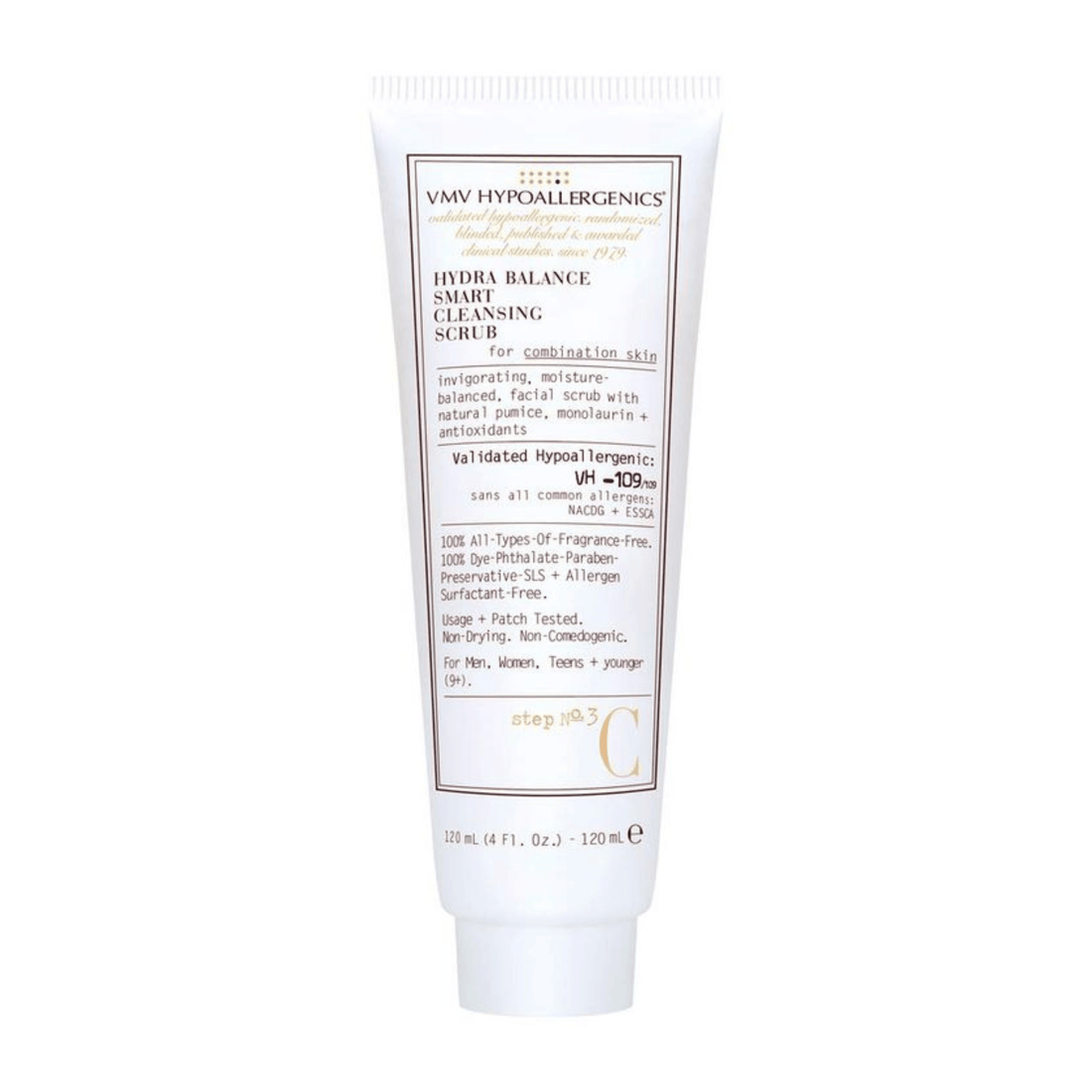 VMV HYPOALLERGENICS Face & Body Cleansers 4.0 fl. oz. VMV HYPOALLERGENICS Hydra Balance Smart Cleansing Scrub for Combination Skin - Skin Type Solutions