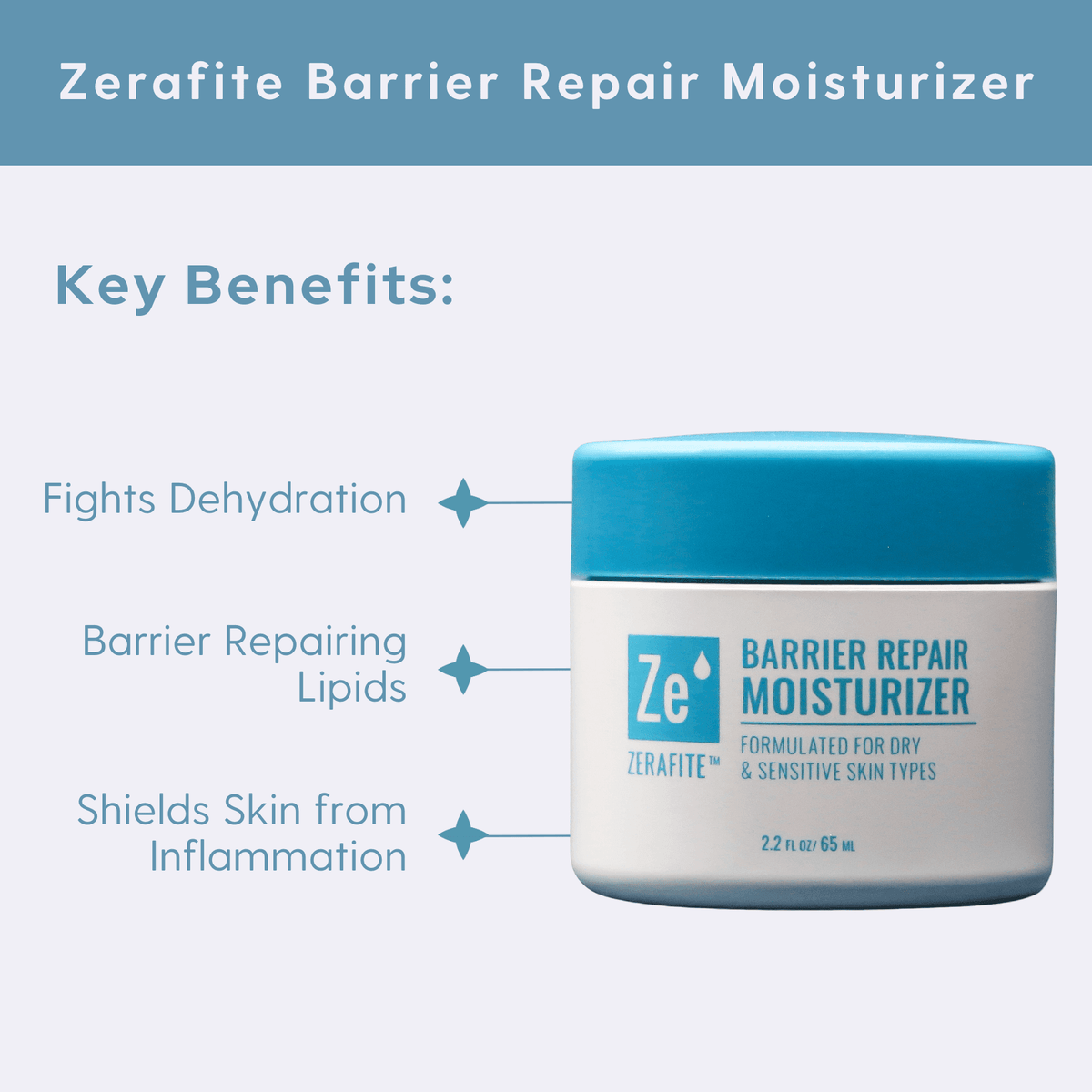 Zerafite Facial Moisturizer Zerafite Barrier Repair Moisturizer - Skin Type Solutions
