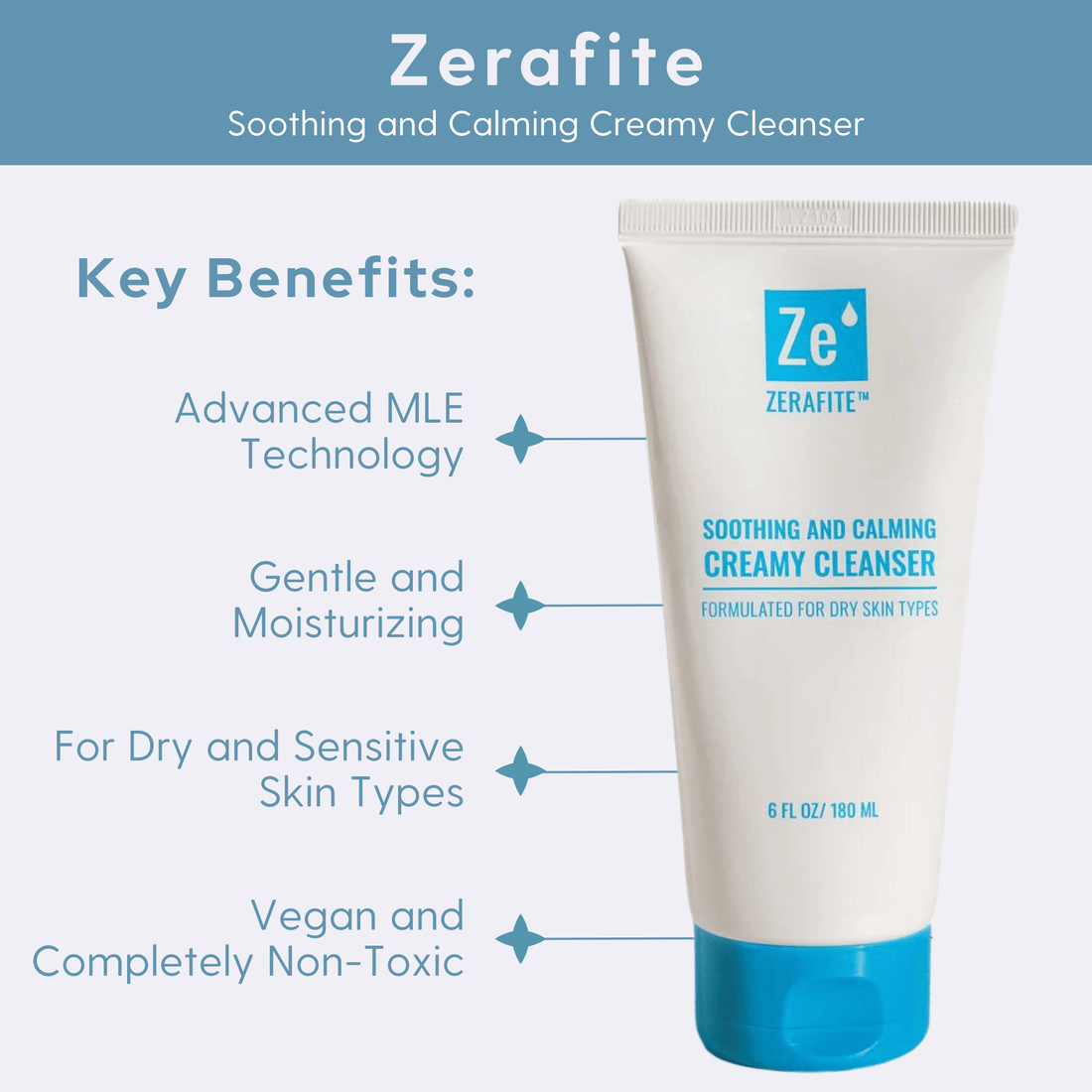 Zerafite Soothing and Calming Creamy Cleanser – Skin Type Solutions Zerafite Soothing and Calming Creamy Cleanser – Skin Type Solutions