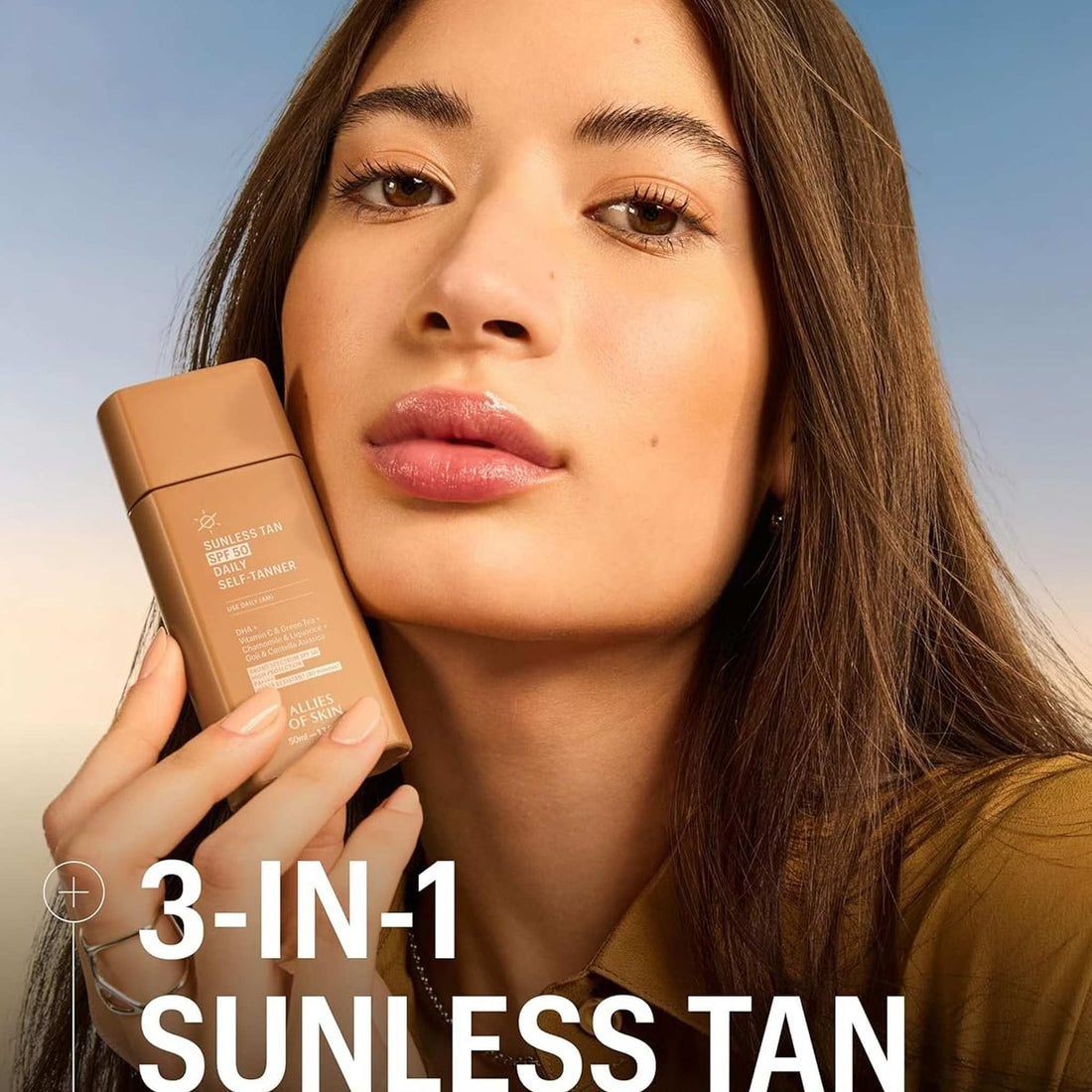 Allies Of Skin Sunscreen Allies of Skin Sunless Tan SPF 50 Daily Self-Tanner - Skin Type Solutions