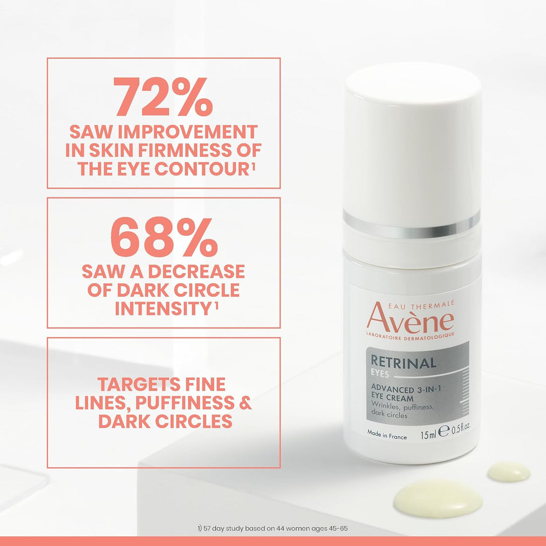 Avene Eye Creams Avene Retrinal EYES Advanced 3-In-1 Eye Cream - Skin Type Solutions