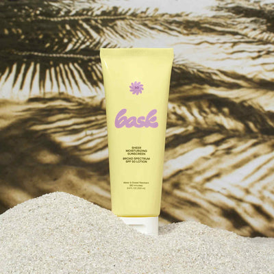 Bask Sheer Moisturizing Face + Body Sunscreen Lotion SPF 50