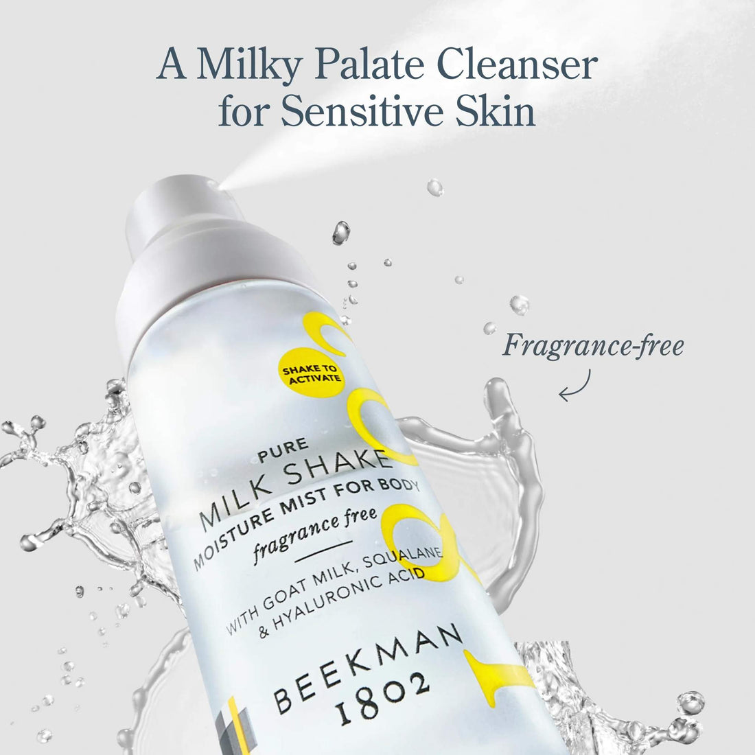 Beekman 1802 Body Moisturizer 2 fl. oz Beekman 1802 Pure Fragrance-Free Milk Shake Moisture Mist for Body - Skin Type Solutions