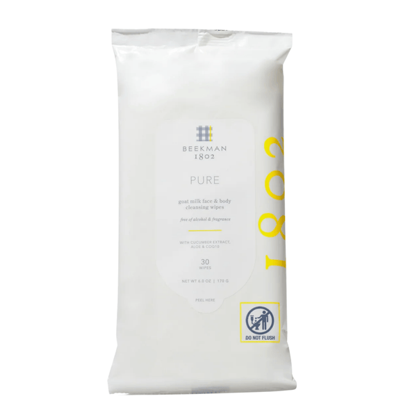 Beekman 1802 Facial Cleanser 30 wipes Beekman 1802 Pure Goat Milk Facial Cleansing Wipes - Skin Type Solutions