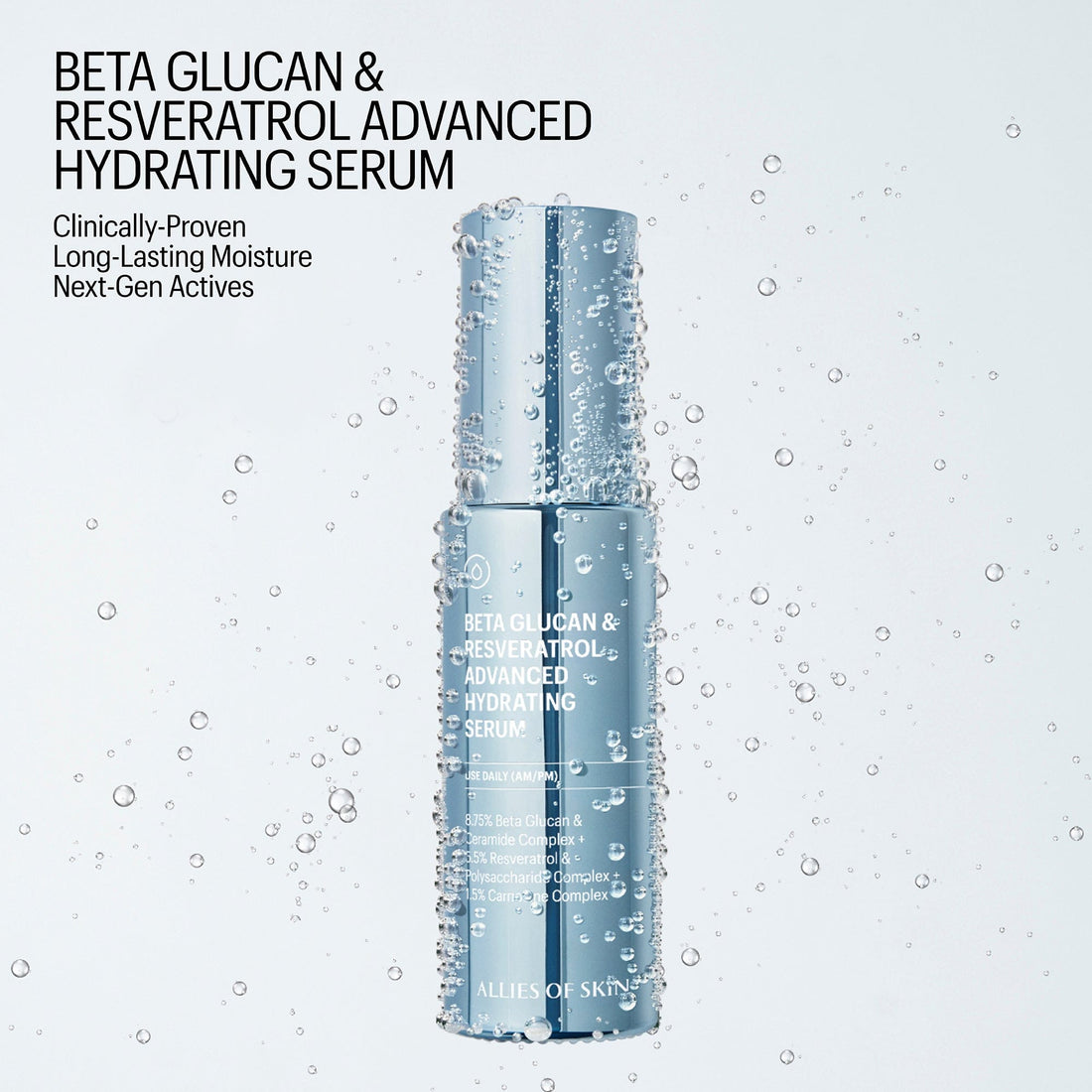 Allies Of Skin Treatments & Serums Allies of Skin Beta Glucan and Resveratrol Advanced Hydrating Serum - Skin Type Solutions