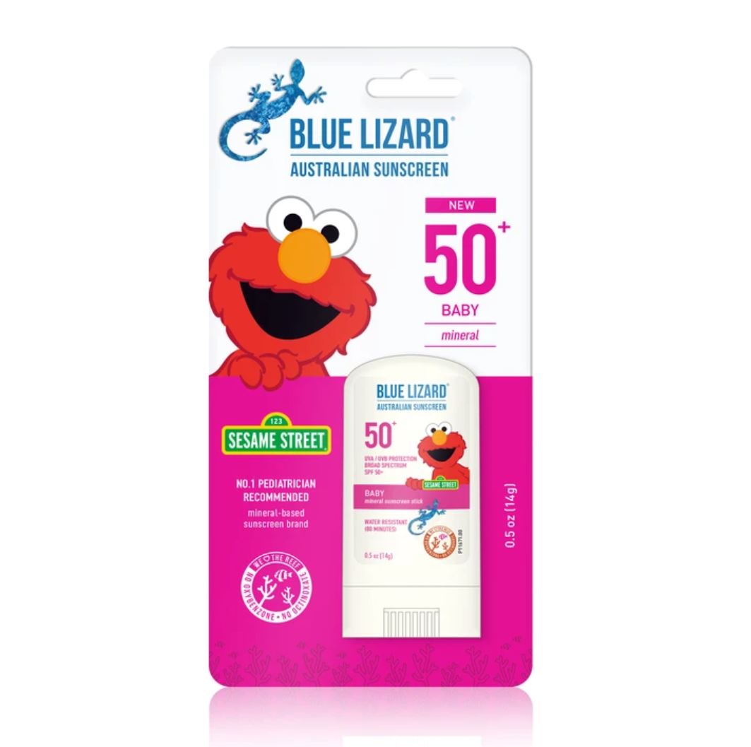 Protector solar mineral para bebés australianos Blue Lizard SPF 50+