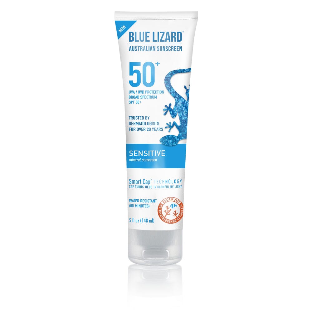 Blue Lizard Face & Body Sunscreen 5 oz. Tube Blue Lizard Australian Sensitive Mineral Sunscreen SPF 50+ - Skin Type Solutions