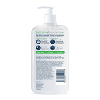 Cerave Facial Cleanser CeraVe Hydrating Cream to Foam Cleanser for Normal to Dry Skin - Skin Type Solutions
