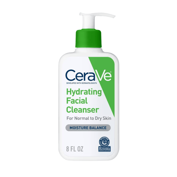 Cerave Facial Cleanser 8 oz. CeraVe Hydrating Facial Cleanser for Normal to Dry Skin - Skin Type Solutions