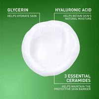 Cerave Facial Cleanser CeraVe Hydrating Facial Cleanser for Normal to Dry Skin - Skin Type Solutions