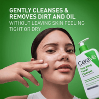 Cerave Facial Cleanser CeraVe Hydrating Facial Cleanser for Normal to Dry Skin - Skin Type Solutions