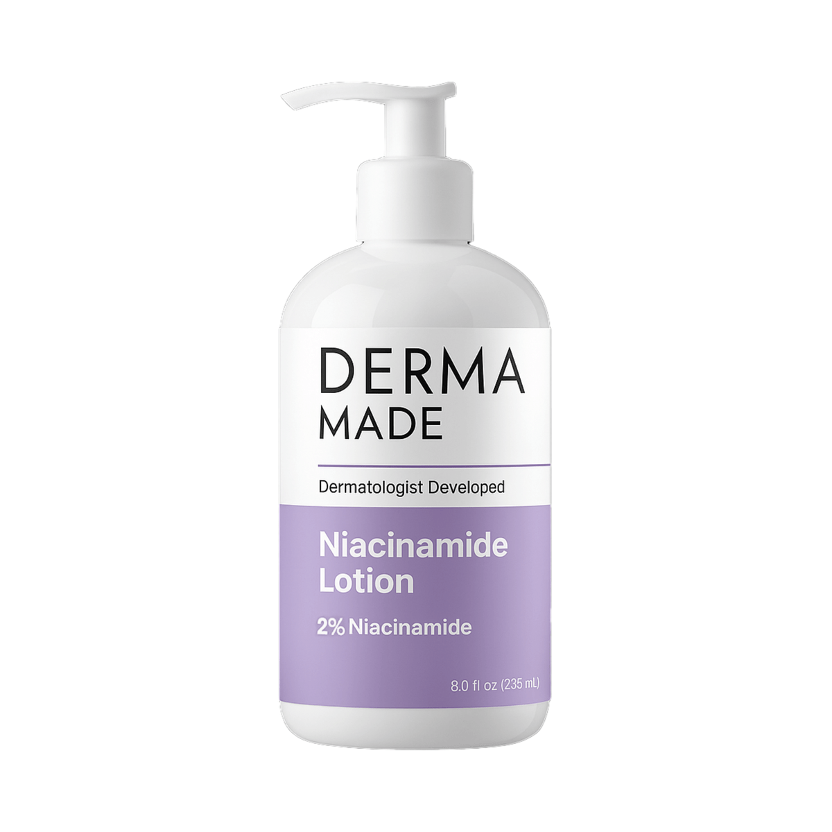 Derma Made Facial Moisturizer 8 oz. Derma Made Niacinamide Lotion - Skin Type Solutions