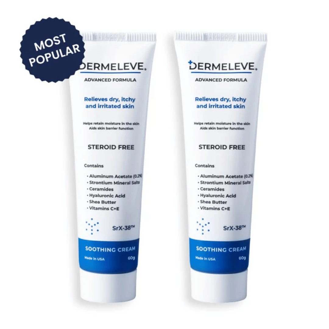 Dermeleve Lotions & Moisturizers 60g - 2 Pack Dermeleve Steroid Free Anti-Itch Soothing Cream 60g - Skin Type Solutions