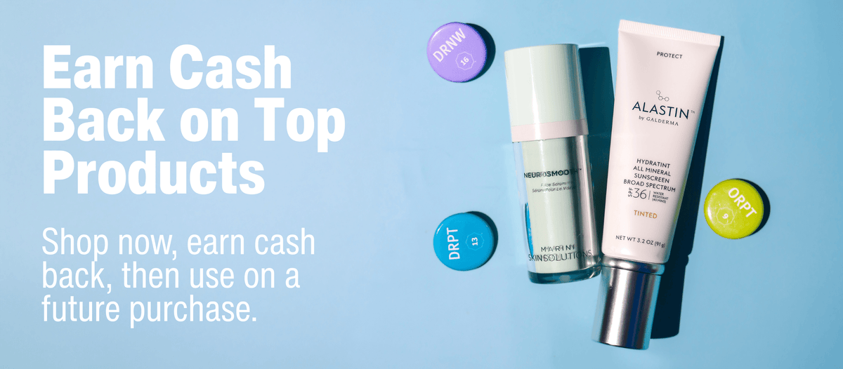 Earn cash back on top products. Shop now, earn cash back, then use it on a future purchase.